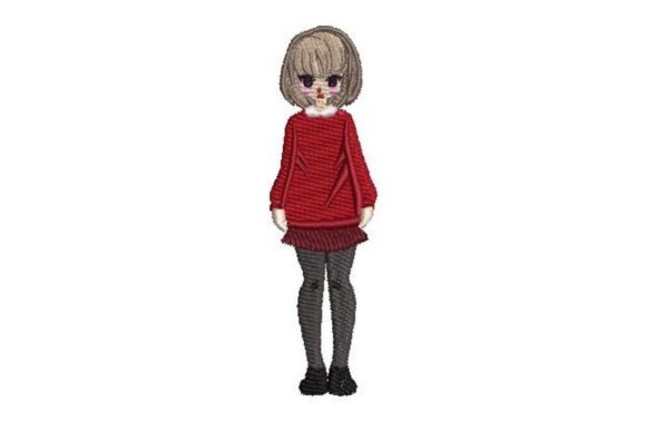 Anime-style Girl: A Sweet Holiday Embroidery Review