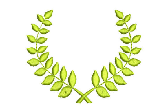 Green Leaves: A Fresh Floral Frame for Custom Projects