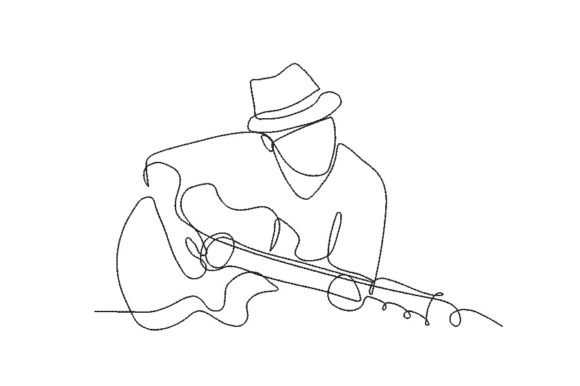 Guitar Player Embroidery Design Review