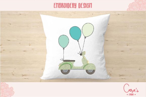 Review: Vintage Motorcycle Applique for Etsy Shops