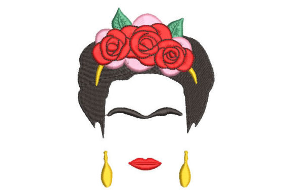 Review: Woman with Floral Accessory for Fashion Embroidery