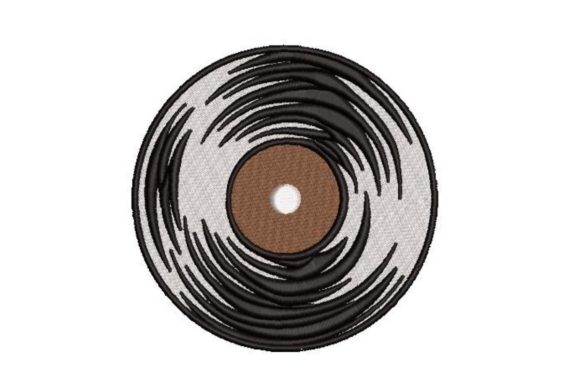 Reviewing the Vinyl Record Embroidery Design