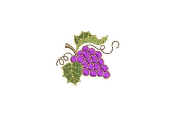 Small Bunch of Grapes: A Seasonal Embroidery Review