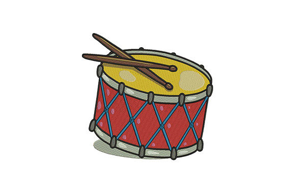 Tenor Marching Drum: A Holiday Embroidery Review